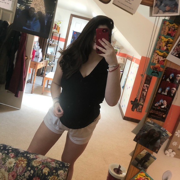 Forever 21 Tops - (3/$20) black v neck tank